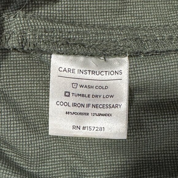 Mizzen Main Helmsman Pants Men 38x32 Olive Green Slim Stretch Performance Golf - Picture 6 of 13